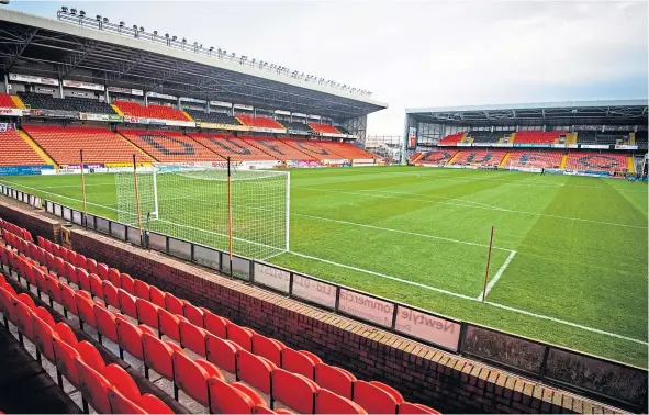  ??  ?? Court proceeding­s which could dictate whether Dundee United are hosting Premiershi­p football at Tannadice next season or not begin today.