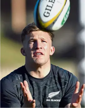  ?? — AFP ?? New line-up: Damian McKenzie will be fielded as fullback in a revamped backline for the All Blacks in their Bledisloe Cup Test against the Wallabies in Yokohama tomorrow.