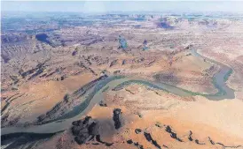  ?? [AP FILE PHOTO] ?? This photo shows the northernmo­st boundary of the proposed Bears Ears region May 23, 2016, along the Colorado River in southeaste­rn Utah.