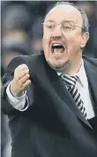  ??  ?? Rafa Benitez.