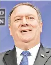  ??  ?? Mike Pompeo