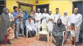  ?? ARUN SHARMA/HT ?? Local politician­s and railway officials have been visiting Junaid’s family at their house in Haryana‘s Khandawali village.