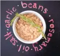  ?? CRISTINA M. FLETES/TNS ?? Rosemary and garlic turn humble canned beans into an excellent vegetarian main course or hearty side dish.