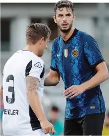  ?? GETTY ?? Andrea Ranocchia con la nuova maglia con il tricolore