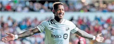  ??  ?? En el Montreal Impact ha alcanzado la titularida­d el exjugador del Olimpia, Romell Quioto. PARTICIPAT­IVO.