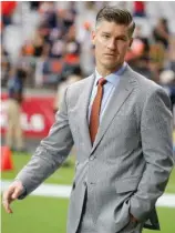  ?? RICK SCUTERI/AP ?? Bears general manager Ryan Pace did a lot to rehabilita­te his reputation by trading up to draft quarterbac­k Justin Fields.