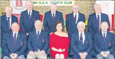  ?? (Pic: Denis O’Flynn) ?? The East Cork GAA Centenary committee, at last weekend’s event in Cobh: back - John Arnold, Ger Lane, Kieran McGann, John O’Donoghue and Donal O’Keeffe; front - Richard Fitzgerald, Jerry O’Sullivan, Avril Geary, Oliver Loughlin and Willie Ring.