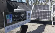  ??  ?? UWC’s Energy Storage Innovation Lab is the culminatio­n of years of research, developmen­t, and innovation at the South African Institute for Advanced Materials Chemistry, including the field of lithium-ion and sodium-halide batteries and integrated energy storage systems.