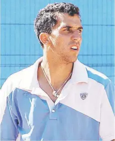 ??  ?? El tenista chileno Laslo Urrutia.