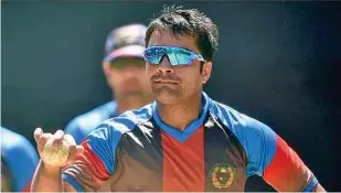  ?? — File photo ?? TALENTED: Rashid Khan has made rapid strides since making his internatio­nal debut in October 2015 as a 17-year-old.