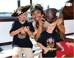  ??  ?? Hop aboard the 65-foot Spanish galleon replica, Pieces of Eight, for a swashbuckl­ing great time.