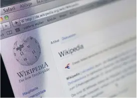  ??  ?? Fakt: Mehr als die Hälfte der Wikipedia-Artikel stammt aus einer Region, die 2,5 Prozent der Landfläche der Erde ausmacht.