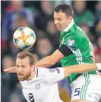  ??  ?? EXCITED: Irish defender Jonny Evans