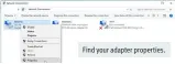  ??  ?? Find your adapter properties.