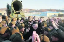  ?? Reuters ?? North Korean leader Kim Jong-un ‘personally guided’ preparatio­ns for the test-fire of the Pukguksong-2 missile.