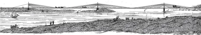  ??  ?? Spanning the ages: James Anderson’s design from 1818