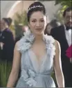  ??  ?? Constance Wu stars in “Crazy Rich Asians”