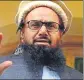  ??  ?? Hafiz Saeed