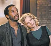  ?? LOU FAULON/NETFLIX ?? Andre Holland and Joanna Kulig in “The Eddy.”