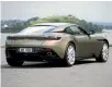  ??  ?? If the DB11 looks too familiar from the front, the rear view brings things right into the next generation.