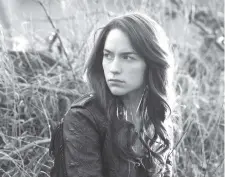  ?? PHOTO BY MICHELLE FAYE/SYFY ?? Melanie Scrofano stars in “Wynonna Earp,” tonight at 10 on Syfy.