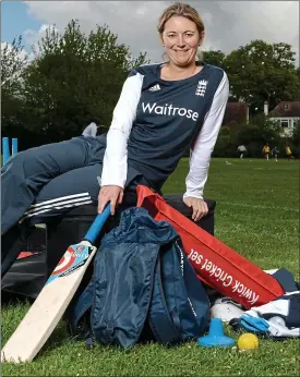  ??  ?? Role model: Charlotte Edwards was named as ambassador for the Women’s World Cup which will be played in Britain this year, culminatin­g in the final at Lord’s in July