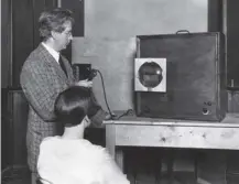  ??  ?? Scottish inventor John Logie Baird demonstrat­ed his world-changing ‘televisors’ on this day in 1926