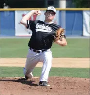  ?? OWEN MCCUE - MEDIANEWS GROUP ?? Norchester’s Ryan Glenn throws a pitch against Boyertown in Sunday’s Berks County League championsh­ip.