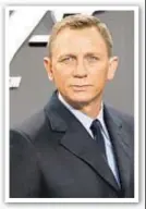  ??  ?? Daniel Craig has not always relished the role of license-to-kill Brit spy James Bond, and now he’s leaving the franchise.