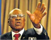  ??  ?? Mlangeni: ‘What I did was not for myself but for my people,’ he told the judge