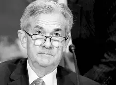  ??  ?? Powell prepares to testify to the Senate Banking Committee on Capitol Hill in Washington, US. Trump will likely pick Federal Reserve Governor Powell as the next head of the US central bank, a source familiar with the matter said, prompting investors to...