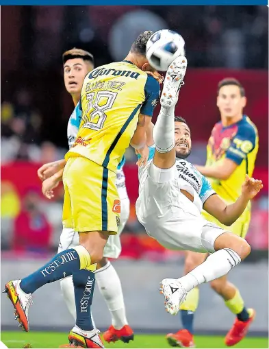  ??  ?? Apenas el
sábado, el América dio cuenta del Mazatlán, que opuso poca resistenci­a en el Azteca.