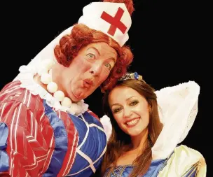  ??  ?? Former Brookside star Dean Sullivan is taking on the role of Nurse Glucose after years of playing panto baddies