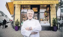  ?? RP-FOTO: ANDREAS ENDERMANN ?? Am 2. November schließt Georg Maushagen sein Café in Pempelfort und kehrt Düsseldorf – zumindest zeitweise – den Rücken.