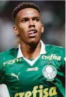  ?? CESAR GRECO/PALMEIRAS ?? Estêvão foi titular pela primeira vez na quarta e se saiu bem