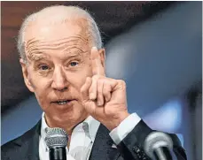  ?? /ARCHIVO ?? Biden ha dicho en varias ocasiones que, de llegar a la Casa Blanca, otorgaría a los inmigrante­s venezolano­s el TPS y revertiría las políticas de Trump.
El candidato presidenci­al de los demócratas, Joe Biden, supera en las encuestas a Trump.