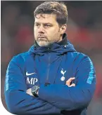  ??  ?? Spurs boss Mauricio Pochettino