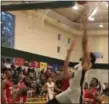  ?? DAVID S. GLASIER — THE NEWS-HERALD ?? Lake Erie guard Gabe Kynard drives and scores against Edinboro at Osborne Center.