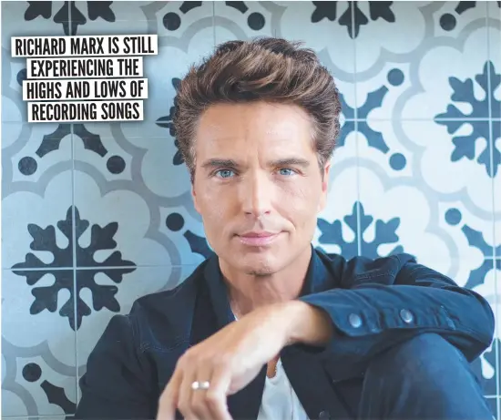  ?? ?? American singer songwriter Richard Marx returns to Australia for his Songwriter tour next year kicking off in Brisbane. Picture: Cole Miller