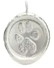  ?? ?? We all want to be able to honour our pets and commemorat­e the time spent with them. The customizab­le Organics Charm from Buddies Keepsakes is the perfect way to furever remember your sweet companion. (From $180, thumbies.com)