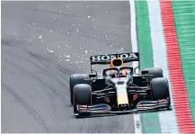  ??  ?? Max Verstappen won at Imola Sunday, Sky Sports F1, 1.30pm