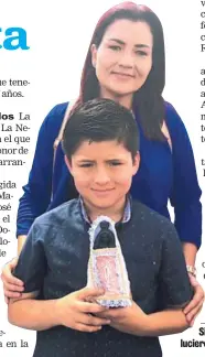  ?? KAREN FERNÁNDEZ. ?? Silvia Guzmán y su hijo José Pablo se lucieron con la trajecito.