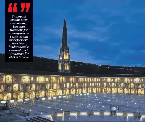  ?? PICTURE: TONY JOHNSON ?? JEWEL IN REGION’S CROWN: The refurbishe­d Piece Hall in Halifax is looking forward to rediscover­ing its success story once lockdown restrictio­ns are eased.