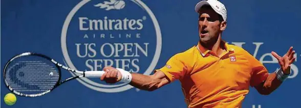  ??  ?? Djokovic menarik diri disebabkan kecederaan sikunya belum pulih.