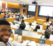  ?? PHOTO TIRÉE DE TWITTER ?? P.K. Subban était sur les bancs de l’Université Harvard cette semaine.