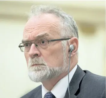  ?? ADRIAN WYLD/THE CANADIAN PRESS ?? Auditor general Michael Ferguson waits to appear before the Public Accounts committee in Ottawa on Tuesday.