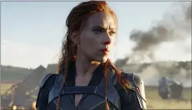  ?? COURTESY OF DISNEY/MARVEL STUDIOS ?? Scarlett Johansson in a scene from “Black Widow.”