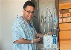  ?? ?? Leonel Iglesias first noticed signs of cancer while moving an air conditioni­ng unit up the stairs last July. At 43, that diagnosis couldn’t have been farther from his mind.