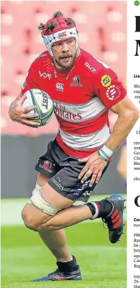  ?? Picture:GORDON ARONS/GALLO IMAGES ?? BACK TO WORK: Springbok player Warren Whiteley runs in for a try during the Super Rugby match between the Lions and Jaguares in Johannesbu­rg earlier this year. He has not played a test since a year ago after being injured