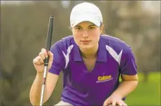  ?? David Holzemer via Carlow University ?? Carlow sophomore golfer Natalie Abt, 19, won the USCAA Golf National Championsh­ip,